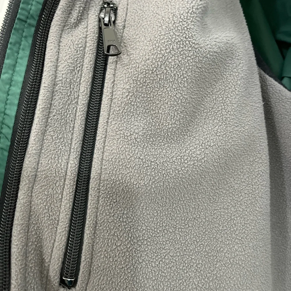 Tommy Hilfiger Athletics Green Zipper Lined Windbreaker Jacket